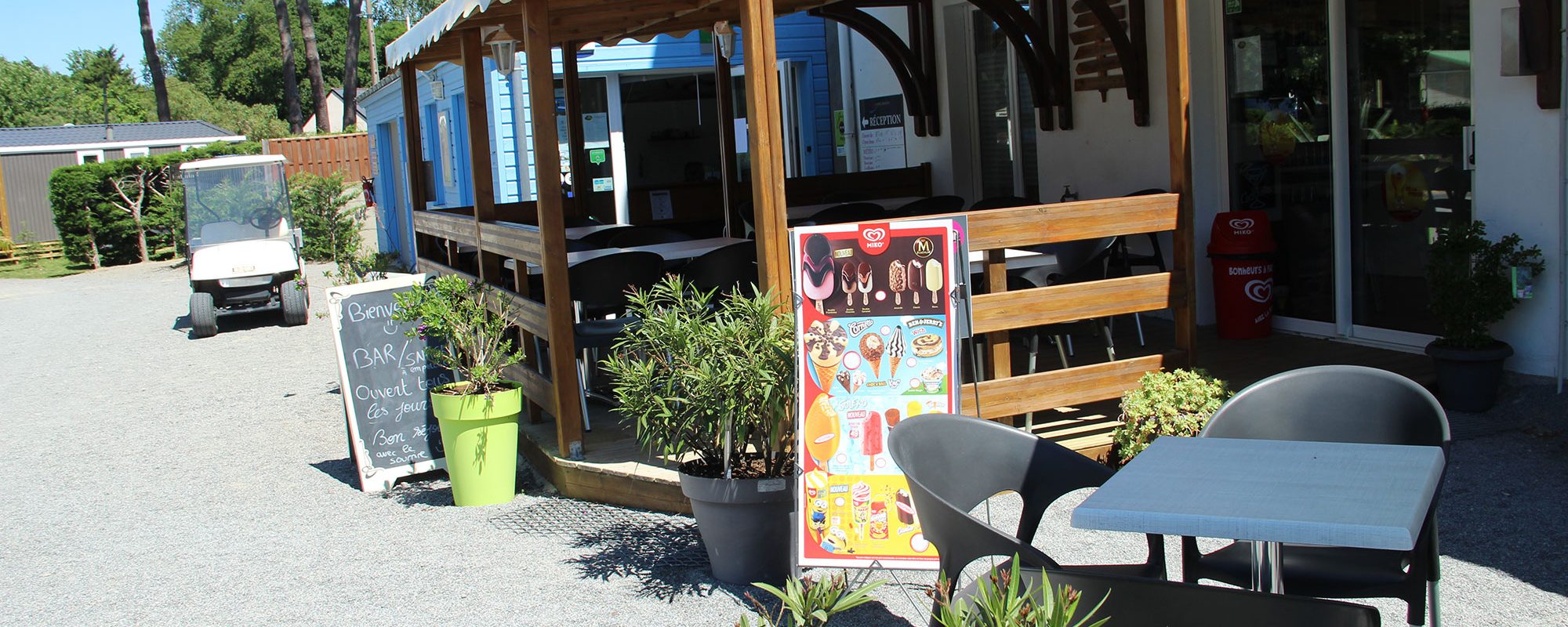 Bar et Snack au camping à proximité de Guérande