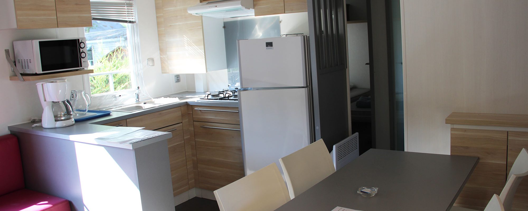 de mobilhome confort Loire Atlantique : cuisine