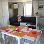 cuisine du mobilhome cordelia en vente camping à proximité de Guérande