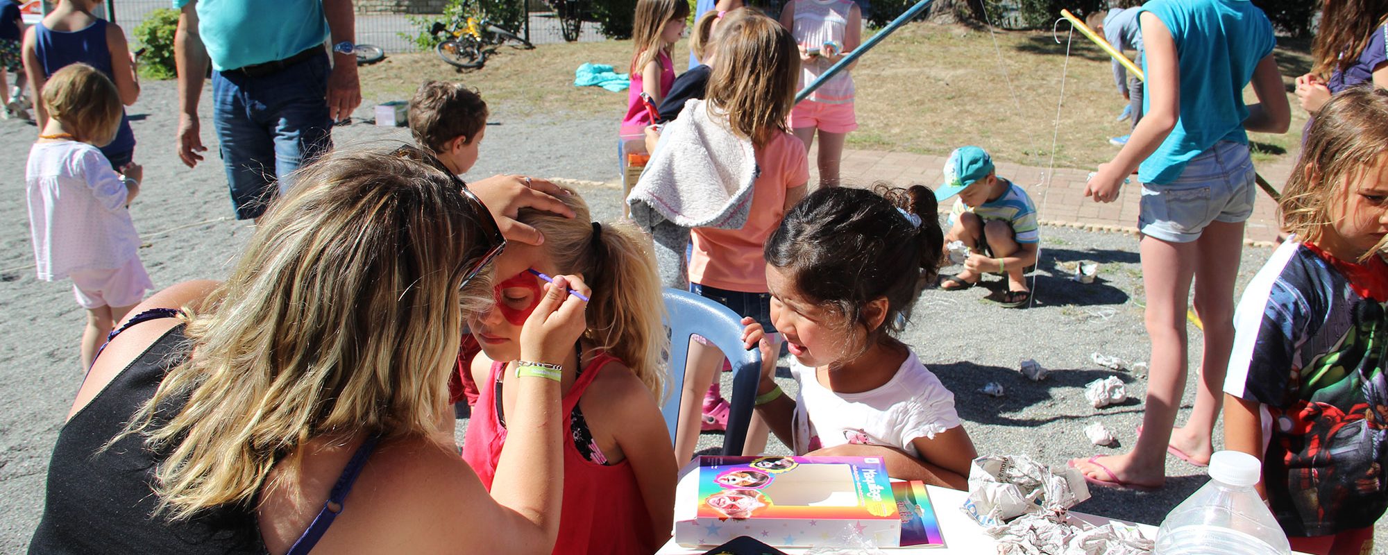 Atelier maquillage au camping