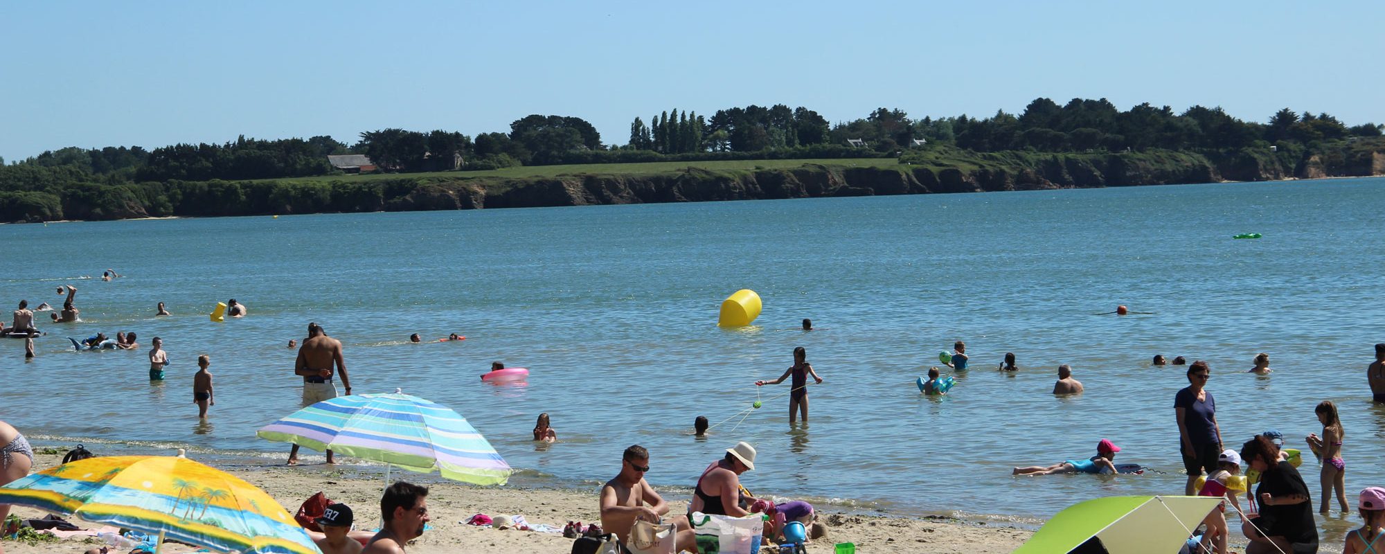 Plage Pont Mahé à côté de Camping Loire Atlantique