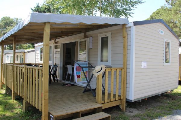 Mobil-home de notre camping en Loire-Atlantique - Domaine de Pont-Mahé
