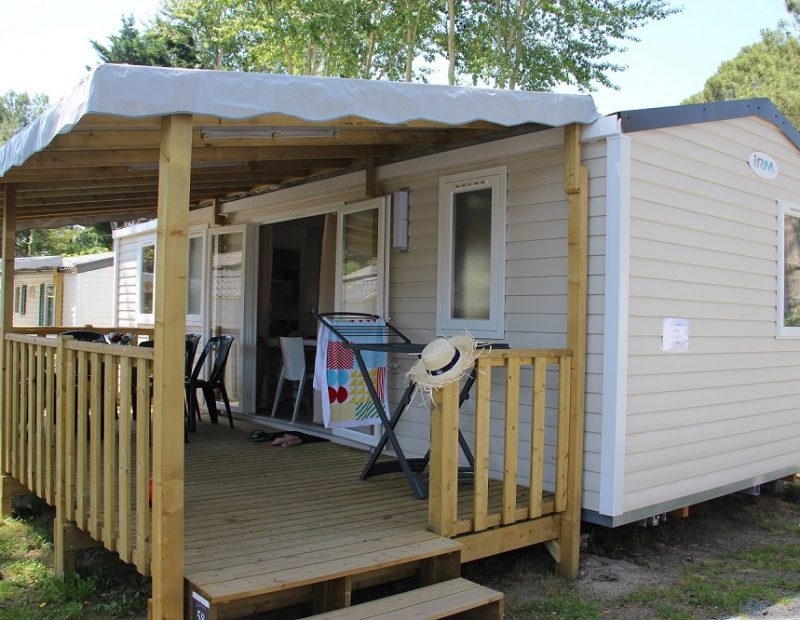 Mobil-home de notre camping en Loire-Atlantique - Domaine de Pont-Mahé