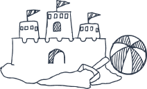 picto chateau sable